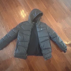 Black Boys Puffer Jacket Size M
